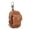 Backpack Shape(Coffee), variant on Key Fob Protector Box, Carbon Fiber Car Key Shielding Bag for RFID Signal Blockingr, Anti-Theft Auto Key Holder with Zipper, Universal Key Fob Protector for Men Women