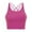 Hot Pink, variant on Wancir Women Sports Bra Bikini Top Only Swim Bra Athletic Swim Top Scoop Neck Bathing Suit Top