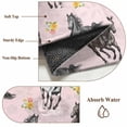 thumbnail image 6 of Spring Flowers Round Area Rug 3.3Ft Washable Circle Rugs for Dining Room Table, Black Brown White Horse Country Pink Non-Slip Carpet Floor Mats Indoor Outdoor Carpet Runner Aesthetic Home Decor, 6 of 8
