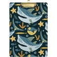 thumbnail image 1 of FMSHPON Funny Shark Fish Clipboard Hardboard Wood Nursing Clip Board and Pull for Standard A4 Letter 13x9 inches, 1 of 7
