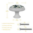thumbnail image 5 of Daisy Round Glow-in-the-Dark Cabinet Knobs: Fluorescent Drawer Pulls 4-Pack, Complet– Suitable Kitchen Hardware, 5 of 6