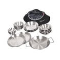 thumbnail image 2 of Cubiertos para Acampar, Utensilios de Cocina, Platos Livianos, Juego de Artículos para Exteriores, Cocina de Bolsillo para Cocinar, 2 of 9