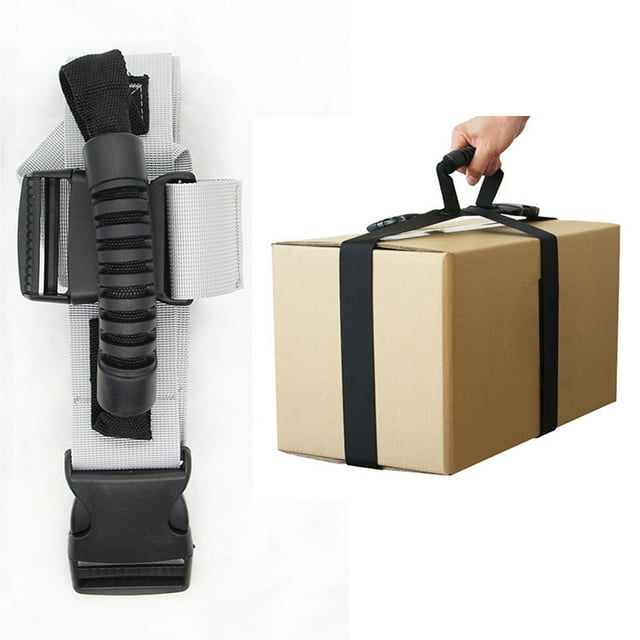 tamizeot Heavy object strap, H-shaped handheld strap, used for lifting heavy objects in any long, portable strap, moving heavy grey192cm