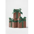 thumbnail image 3 of London Penny Premium Wrapping Paper - Candy Cane Tartan, 3 of 4