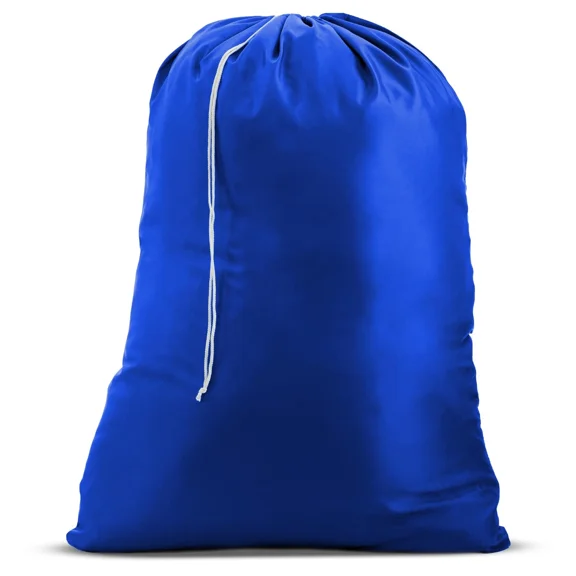 Nylon Laundry Bag - Locking Drawstring Closure And Machine Washable. These Large