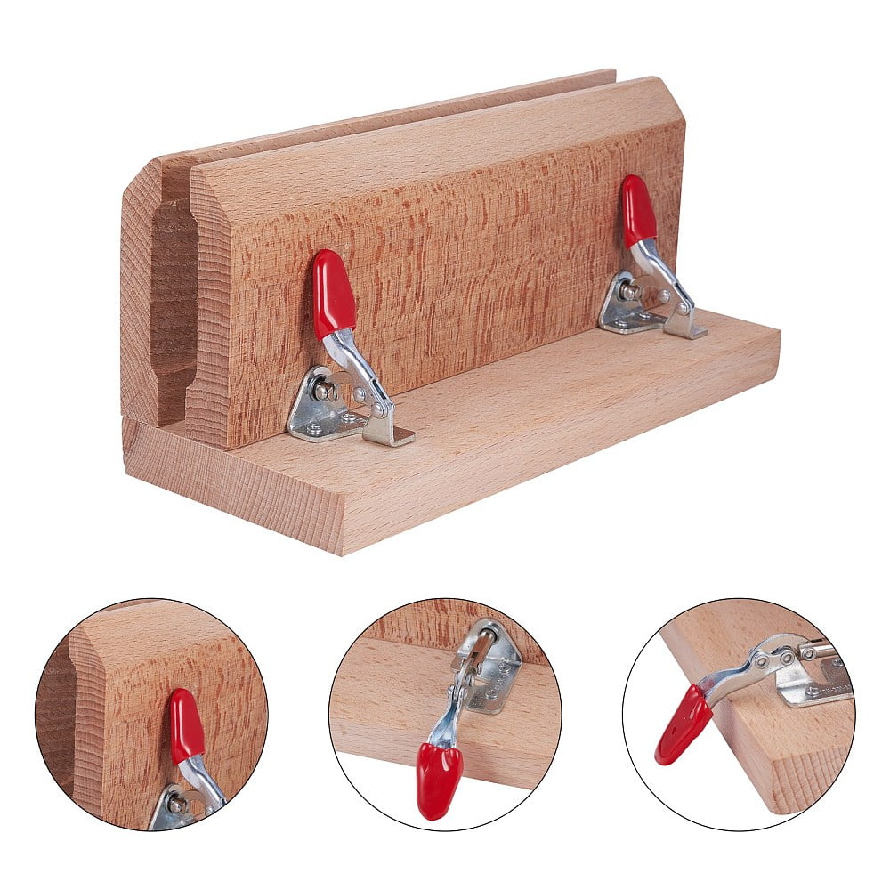 Leather Sewing Tools Leather Craft Retaining Clip DIY Hand Tool set Table Desktop Stitching Lacing Pony Horse Clamp Tools Saddle Brown 25x10x11cm