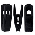 thumbnail image 1 of Perchas de terciopelo Corodo con 20 clips negros para pantalones, clips fuertes para los dedos, perfectos para perchas finas, 1 of 5