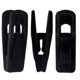 thumbnail image 1 of Perchas de terciopelo Corodo con 20 clips negros para pantalones, clips fuertes para los dedos, perfectos para perchas finas, 1 of 5