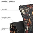 thumbnail image 4 of Yayeee Faucet Mat for Kitchen Sink 14.7" Diatomite Long Splash Guard Pad, Black Floral Pattern, 2 Pack, 4 of 7
