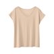 thumbnail image 2 of Fiudx Ofertas y Liquidaciones Top con Cuello En V de Manga Corta Suelto de Color Sólido Informal y de Moda para Mujer, 2 of 6
