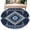 Blue, variant on Round Rugs 5Ft, Blue Boho Round Area Rug Washable Indoor Throw Carpet, Aztec Southwest Abstract Geometric Motifs Soft Non Slip Circle Rug for Cabinet Bathroom Home Decor Aesthetic