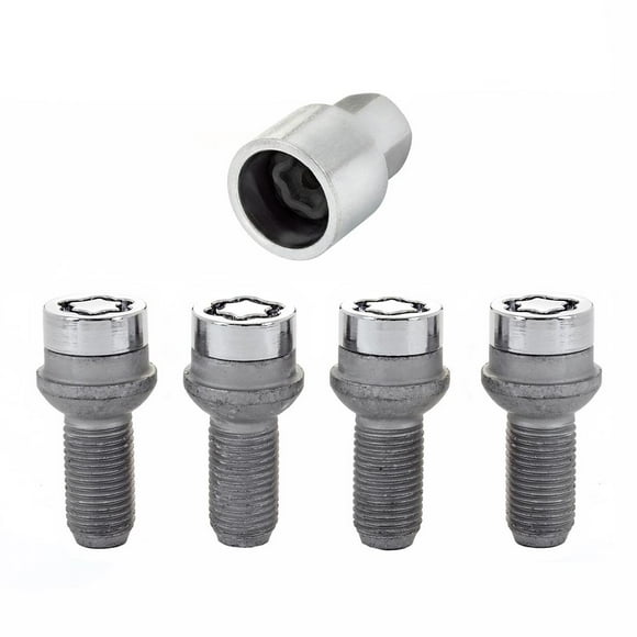 McGard Wheel Access Wheel Lock 28018 Bolt Style; Lug Bolt Lock; 14 Millimeter x 1.5 Thread Size; Radius Ball Seat; Acorn Lug Use With Steel/Aluminum Wheels; 1.05 Inch Threaded Length