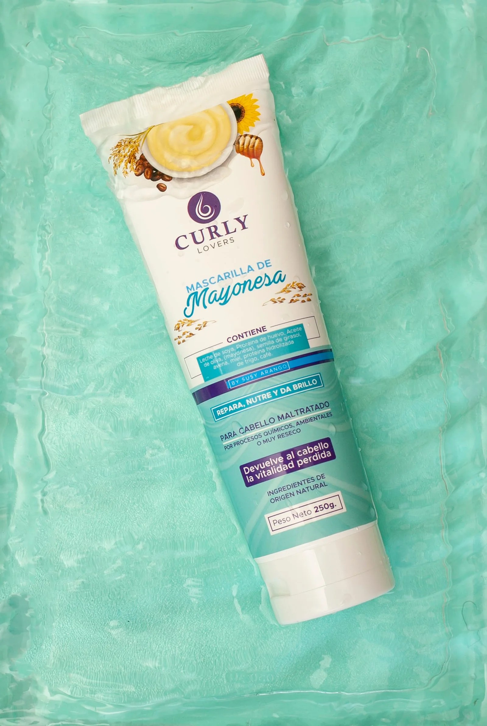 Curly Lovers Mayonnaise Mask 0.6oz -Mascarilla de Mayonesa