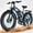 M8 Blue, variant on Fat Tire Dirt Bike for Adults, Dual Motor AWD 45MPH Bicycles 52V 25AH Removable Battery, 26" Full Suspension 7-Speed UL2849