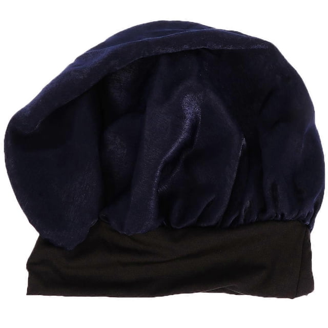 Women Sleeping Bonnet Navy Blue Square 30X30Cm Hair Protection 1Set Fashion