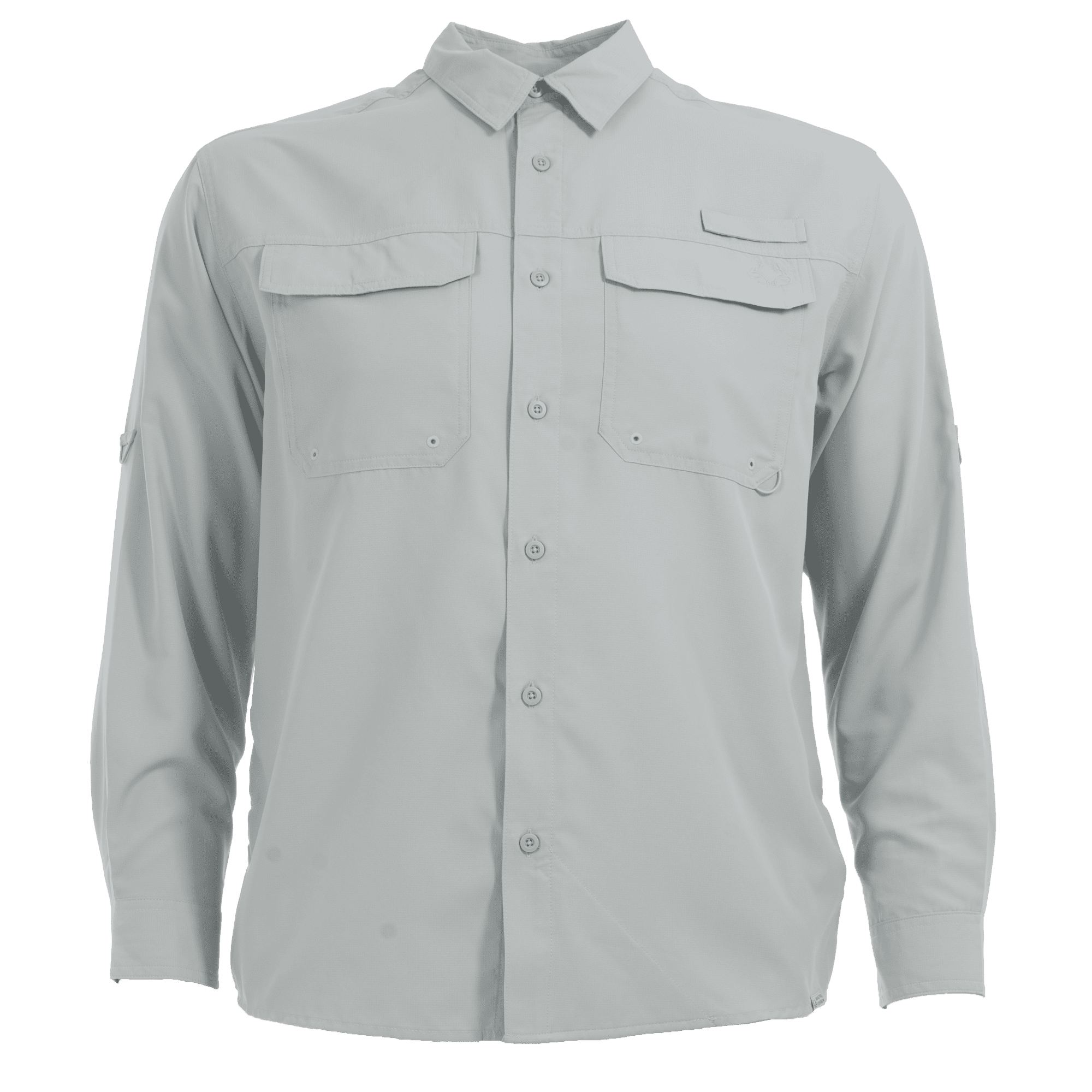 Realtree Men's Sleet Grey 2XL Long Sleeve Guide Shirt