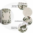 thumbnail image 5 of Extra Long Shower Curtain 72x84 Inch, Christmas Shower Curtain Waterproof Bathroom Decor Green Xmas Botanical Berry Rustic Fabric Bath Curtain Set Accessories with Hooks, 5 of 6