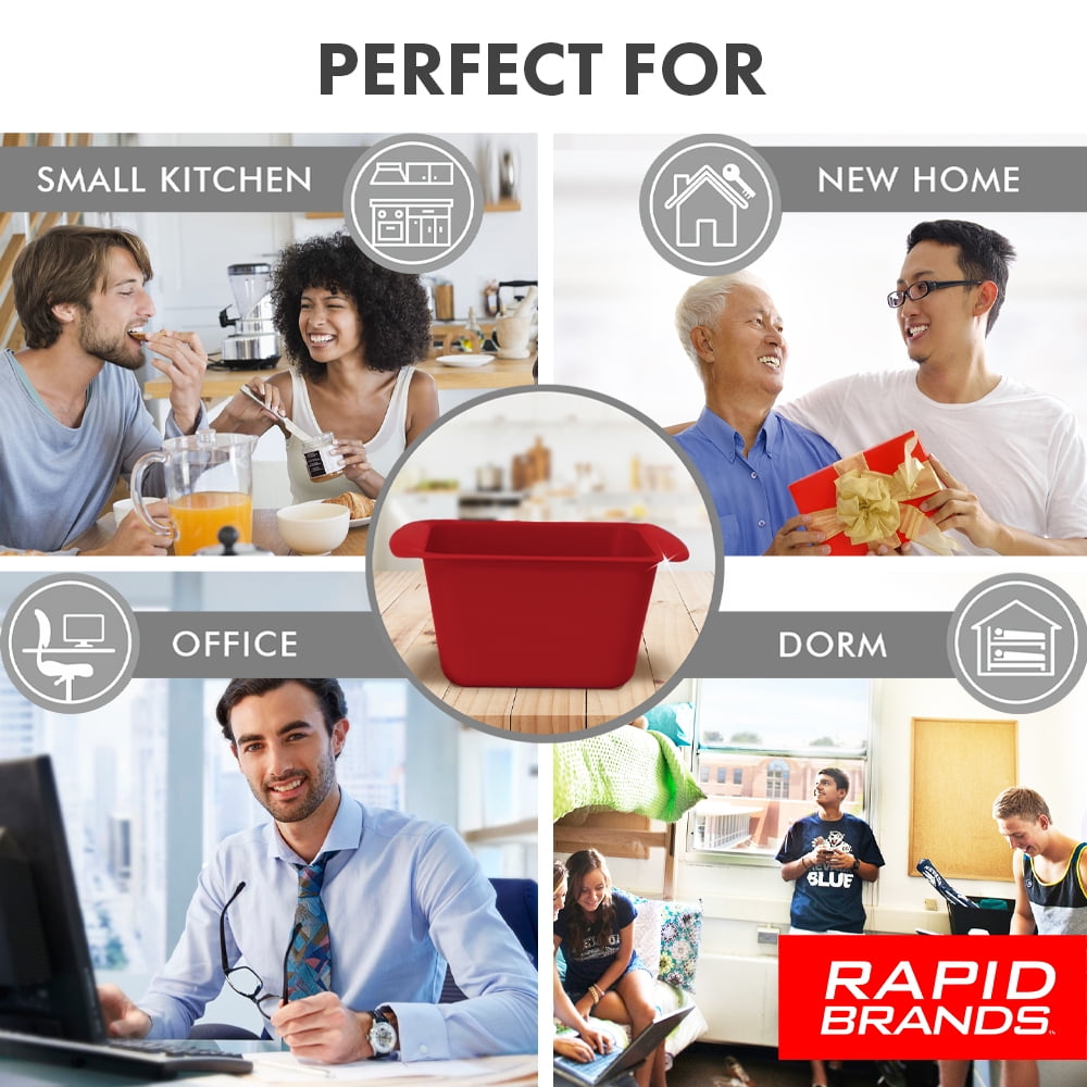 Rapid Mac Cooker | Microwave Macaroni & Cheese in 5 Minutes | Perfect for Dorm, Small Kitchen, or Office | Dishwasher-Safe, Microwaveable, BPA-Free