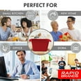 thumbnail image 7 of Rapid Mac Cooker | Microwave Macaroni & Cheese in 5 Minutes | Perfect for Dorm, Small Kitchen, or Office | Dishwasher-Safe, Microwaveable, BPA-Free, 7 of 7