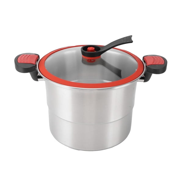 Suodoka 7L 304 Stainless Steel Micro Pressure Cooker – Explosion‑Proof, Double‑Ear Design, 7L Capacity, Fast Cooking, Food‑Grade, Reusable