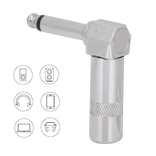 Conector de Gato de Audio de 90 5pcs, Enchufe de Teléfono Mono de 1/4 Pulgadas, para Grabación de Estudio para la Barra Ktv para la Etapa Profesional para el Sonido en vivo