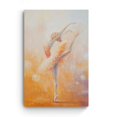 thumbnail image 3 of Startonight Canvas Wall Art Abstract Orange Ballerina in Dance Position Painting Framed 24" x 36"&nbsp;, 3 of 6