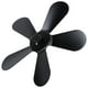 thumbnail image 4 of ventilador térmico de aluminio para chimenea o estufa (negro), 4 of 7