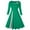 Green, variant on Njoeus Women's Vintage Patchwork Dress Elegant Puffy Flowy Midi Party Evening Dress 3/4 Sleeves