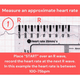 thumbnail image 3 of 2pcs ECG 7-Step Ruler Rapid and Rapid Heart Analysis and Measurement Tool, Follow 7 Steps to Read ECG, 3 of 4
