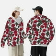 thumbnail image 5 of Picia Rose Flowers Women's Men's UPF 50+ Sun Protection Hoodie Shirt Long Sleeve SPF Fishing Outdoor UV Hiking Lightweight Shirts-3X-Large, 5 of 9