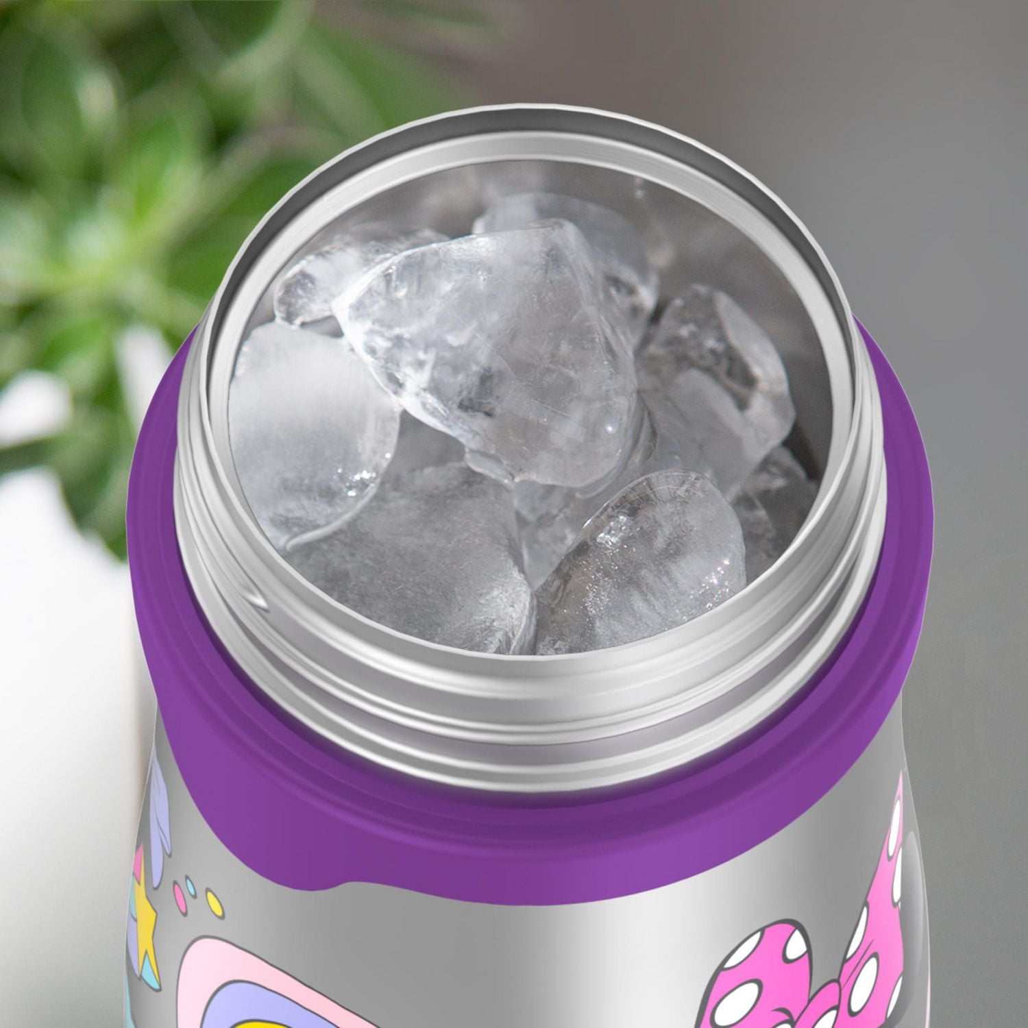 Thermos Kids Vacuum Insulated10 Oz Straw Bottle, Minnie Mouse, 10 Oz Bottle Minnie Mouse