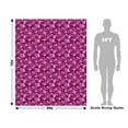 thumbnail image 3 of Rwraps Skull and Bones Magenta Calvaria Matte Vinyl Film Wrap 59in x 3ft Vinyl Vehicle Car Film, 3 of 9