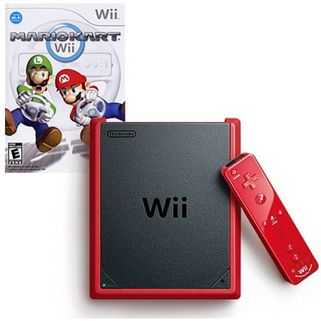 Nintendo Wii Mini Red with Mario Kart