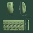 thumbnail image 4 of Combo de teclado y mouse inalámbricos, teclado USB ergonómico ultradelgado, combo de mouse, teclas silenciosas, kit de ahorro de energía para computadora con Windows, escritorio Botao, 4 of 5