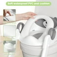 thumbnail image 6 of COOSEYA Potty Training Seat,Potty Training Toilet for Kids,Toddler Toilet Seat with Ladder,Children 12+ Months (Gray), 6 of 11