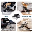 thumbnail image 6 of HappyToysWorldFoldable Dog Stairs for Cars, SUV, Truck & High Beds - 4 Step Pet Stairs with Non-Slip Surface, Lightweight Aluminum, Supports Up to 250 lbs for Large Dogs, 6 of 9