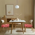 thumbnail image 4 of SEANATIVE Reindeer Chair Seat Covers for Dining Chairs Christmas Chair Covers for Dining Room Set of 6 Elastic Chair Seat Slipcovers Furniture Protector Covers for Home/Restaurant/Banquet, 4 of 7