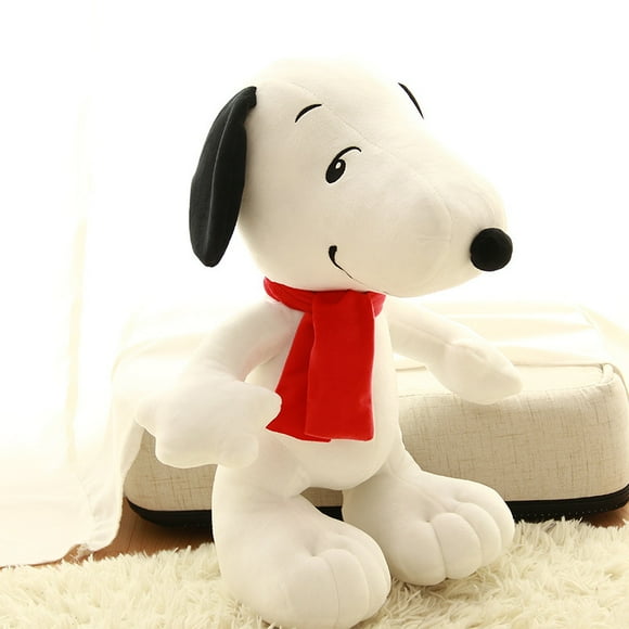 Kawaii Big Size Snoopy Plush Toy White Dog Soft Pillow Stuffed Doll Cartoon Animal Birthday Gifts For Girlfriends Kids Decorate WHITE 20cm