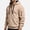 Khaki # Mens Sweatshirts, variant on Vetsdori Winter Sweatshirts for Men Drawstring Pockets Sport Pullover 1/4 Zipper Long Sleeve Trendy Hooded Plain Mens Hoodie Casual