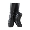 thumbnail image 3 of Jarrón de flores con forma de zapatilla de ballet, jarrón de cerámica artística, centro de mesa, jarrón hidropónico para Negro, 3 of 9