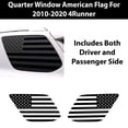 thumbnail image 2 of Bogar Tech Designs Precut Quarter Window American Flags Vinyl Decal Stickers Compatible with Toyota 4Runner 2010-2021, Thin Red Line, 2 of 5