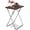 Walnut, variant on General Tv Trays, Folding Tray Table, Dinner Tray Table with No Assembly Required&Sturdy, Foldable Snack Eating Trays Table for Living Room, 15 x 18.9 x 26 in(White Marble,1PC)