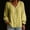 Yellow # Womens shirts, variant on Vetsdori Women's Long Sleeve Tops Ruffle Cotton Linen Blouses Button down V-Neck,Trendy Lightweight Loose Plain Shirts for Women