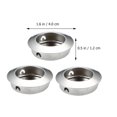 thumbnail image 2 of WRISTBIQUE 40 Pcs Poignée de Porte Encastrée en Acier Inoxydable Argent Design Simple pour Accessoire de Meuble, 2 of 6