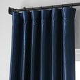 thumbnail image 3 of Signature Future Blue Faux Silk Taffeta Hotel Blackout Curtain (1 Panel), Future Blue, 50W X 84L, 3 of 6