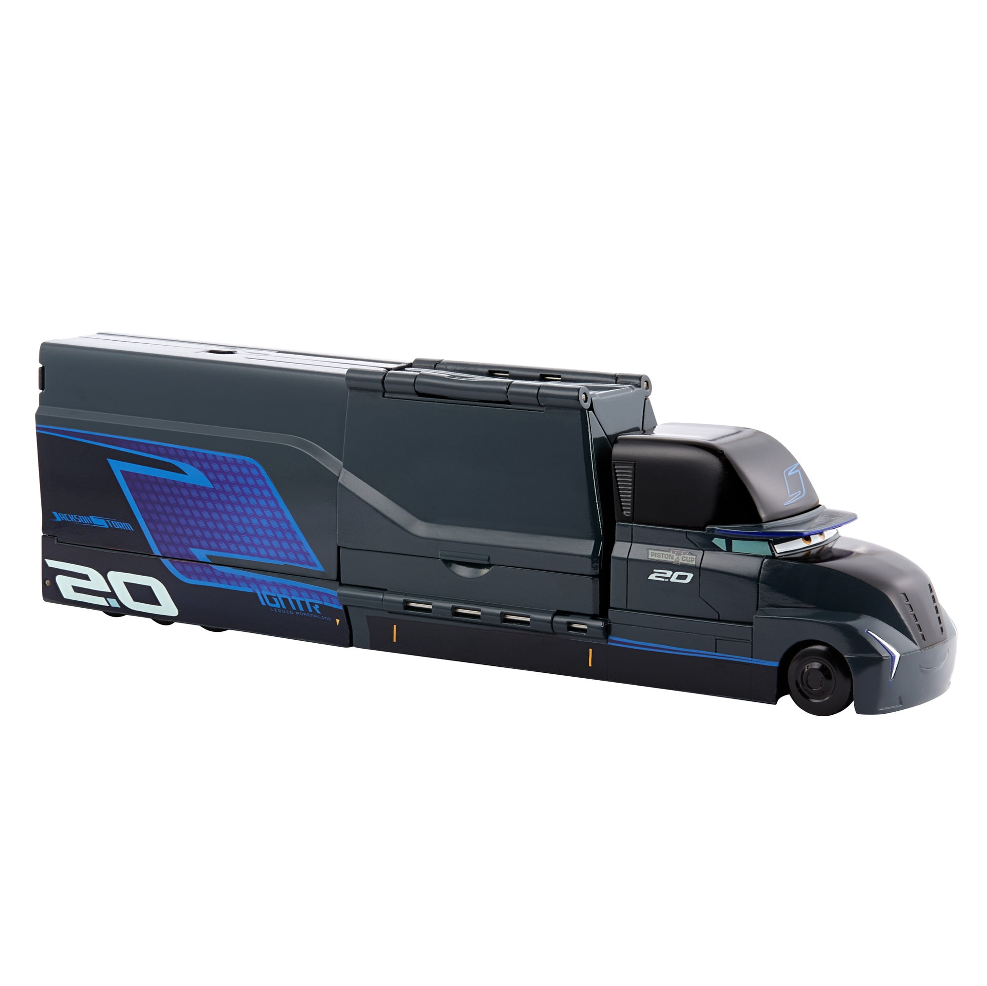 disney pixar cars jackson storm launching hauler
