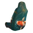 thumbnail image 2 of Wukai Koi Pond Lilies Full Set Car Seat Covers with Soft Padding Universal Auto Front Seats Protector and Cushion Mat, 2 of 5