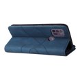 thumbnail image 6 of Multifunctional Case for Motorola Moto G10,[RFID Blocking] 9 Credit Cards Holder with Wrist Strap, Premium PU Leather Zipper Wallet Purse Magnetic Flip Phone Cover for Motorola Moto G10, Blue, 6 of 12