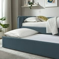 thumbnail image 6 of Modway Veyla Channel Tufted Performance Velvet Twin Daybed With Trundle in Blue, 6 of 10