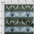 thumbnail image 1 of oneOone Polyester Lycra Fabric Stripe|Bird & Monkey Ikat Print Sewing Fabric BTY 56 Inch Wide, 1 of 3